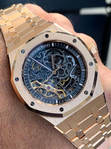 audemars piguet skeleton rose gold